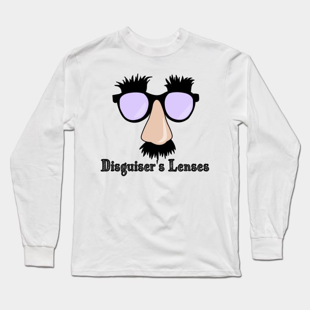 Oculator Lenses- Disguiser's Lenses Long Sleeve T-Shirt by Cactus Sands